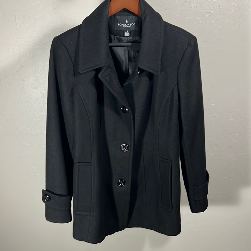 London Fog Wool Blend Coat - Women’s L